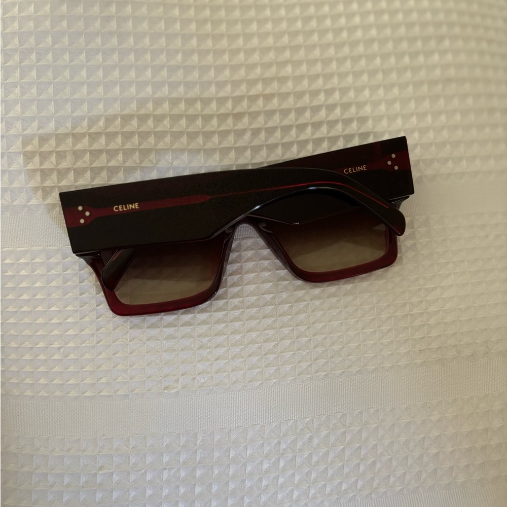 Cline 61mm Exaggerated Rectangular Sunglasses - image 5